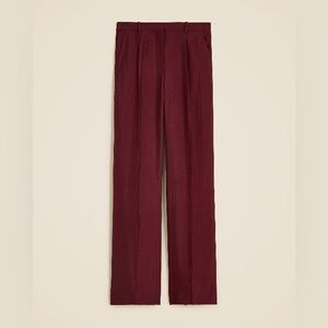 J. Crew Tall Essential wide-leg pant in textured satin